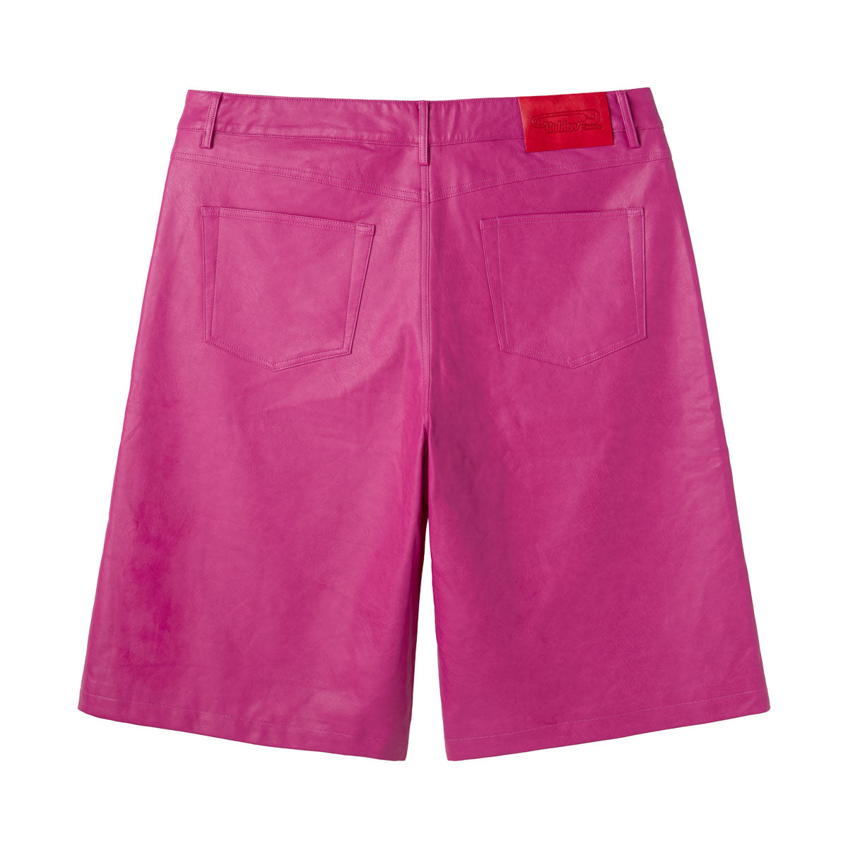 Pink Leather shorts