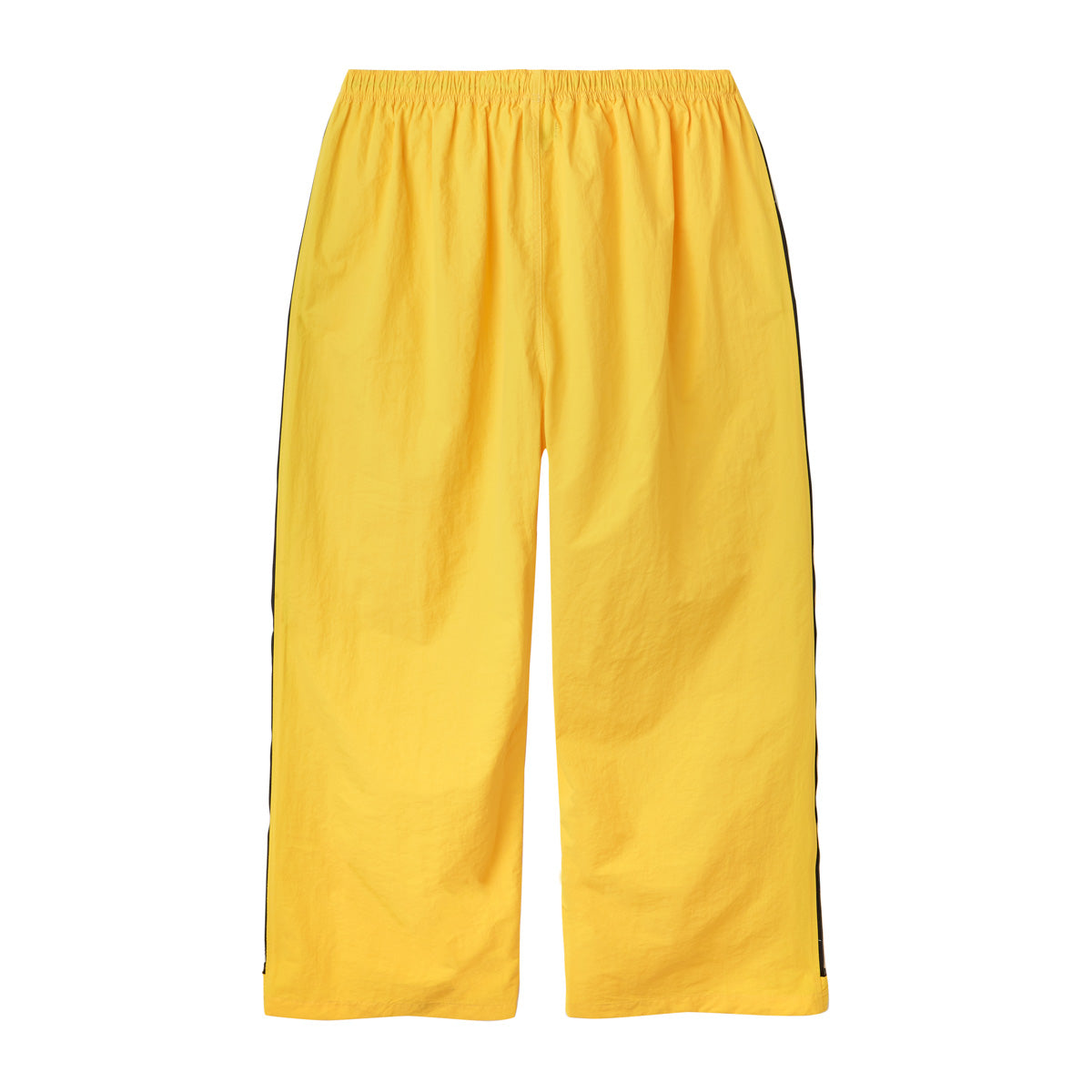 Yellow Baggy Nylon Pants