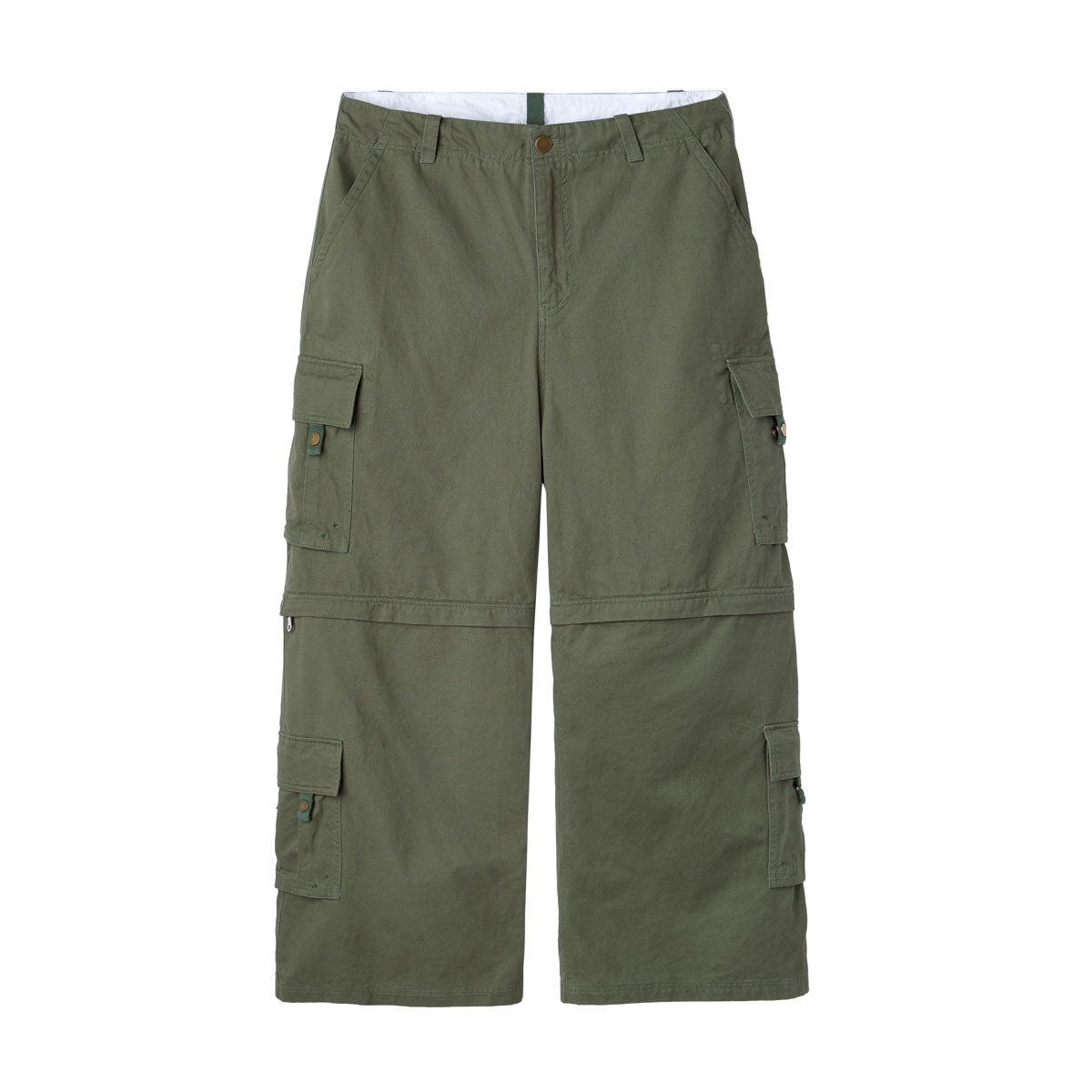 Olive Convertible Cargo Pants