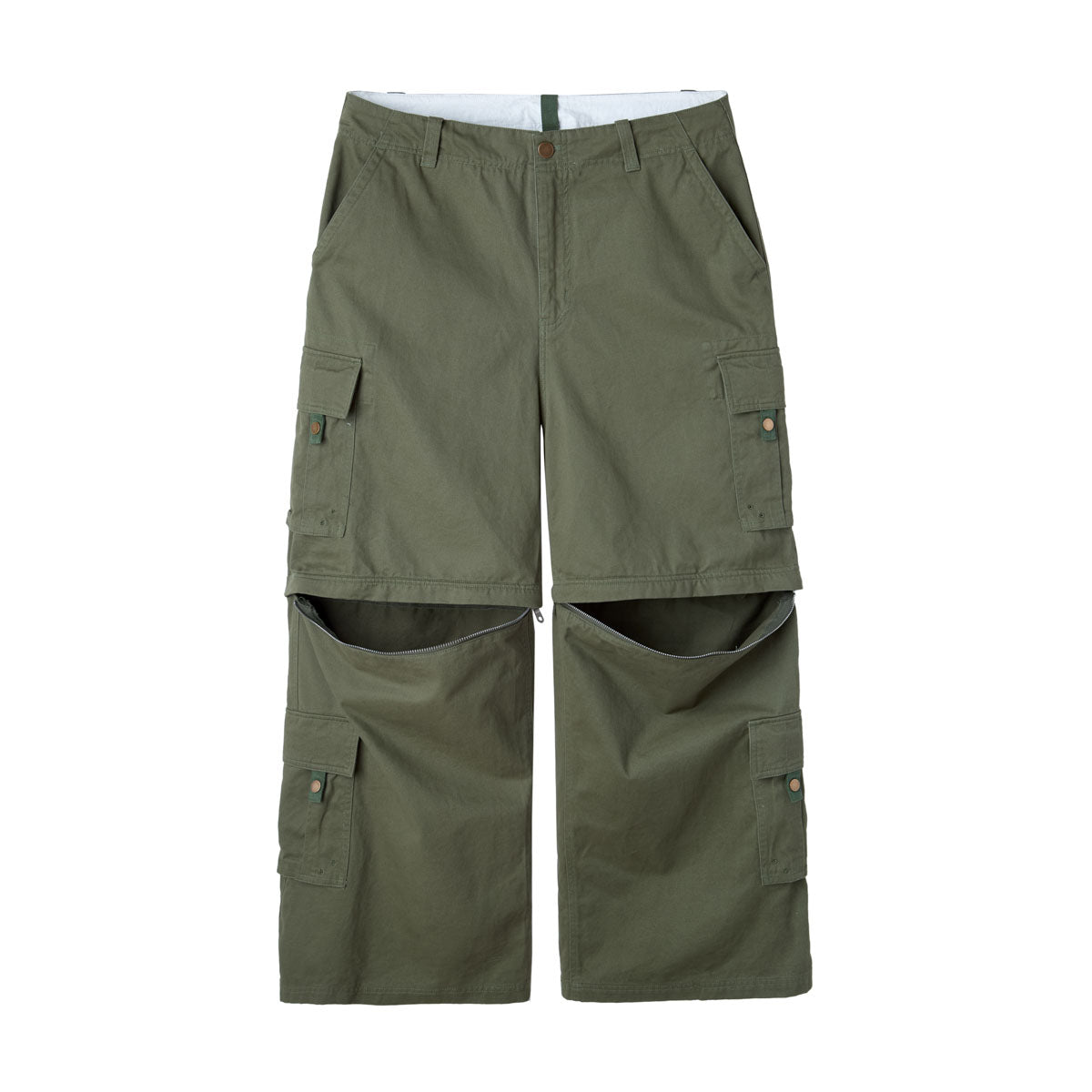 Olive Convertible Cargo Pants