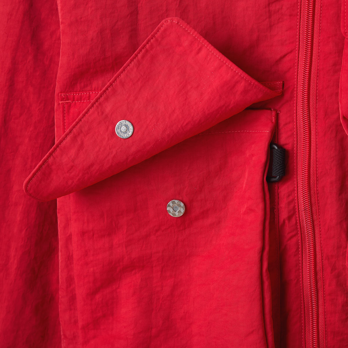 Multi pocket Windbreaker Red