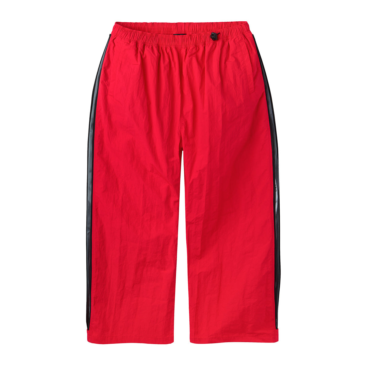 Red Baggy Nylon Pants