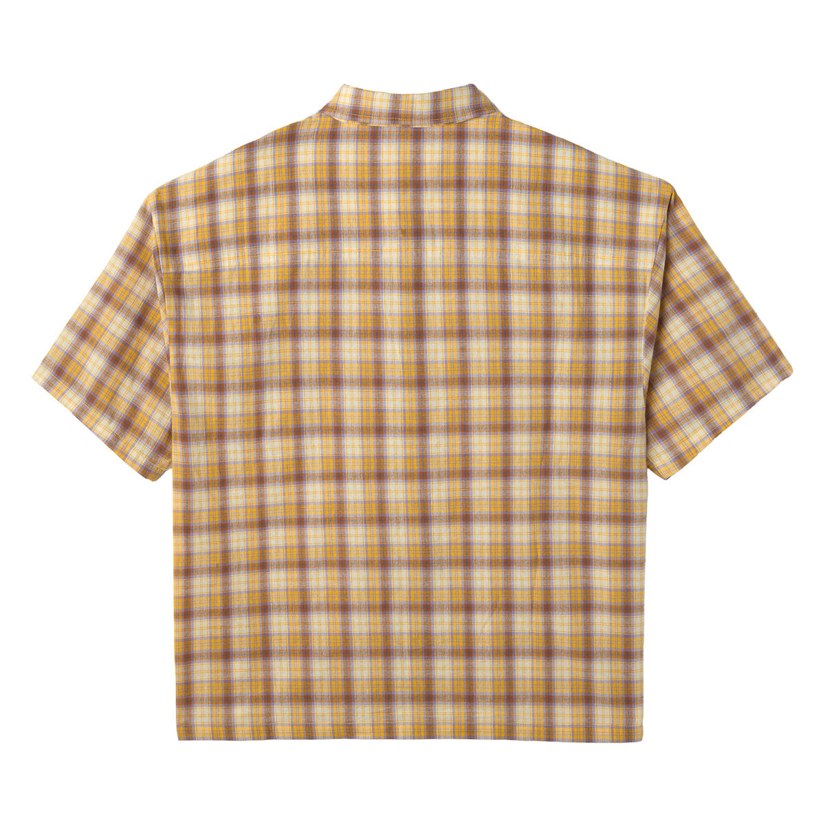 Yellow Plaid Button Up