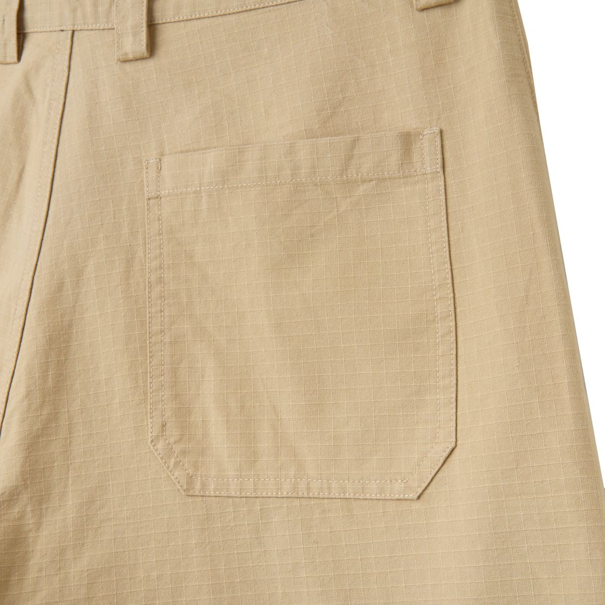 Khaki Wide-Leg Cargo