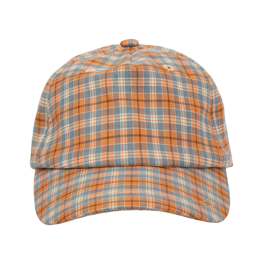 Orange Plaid Hat