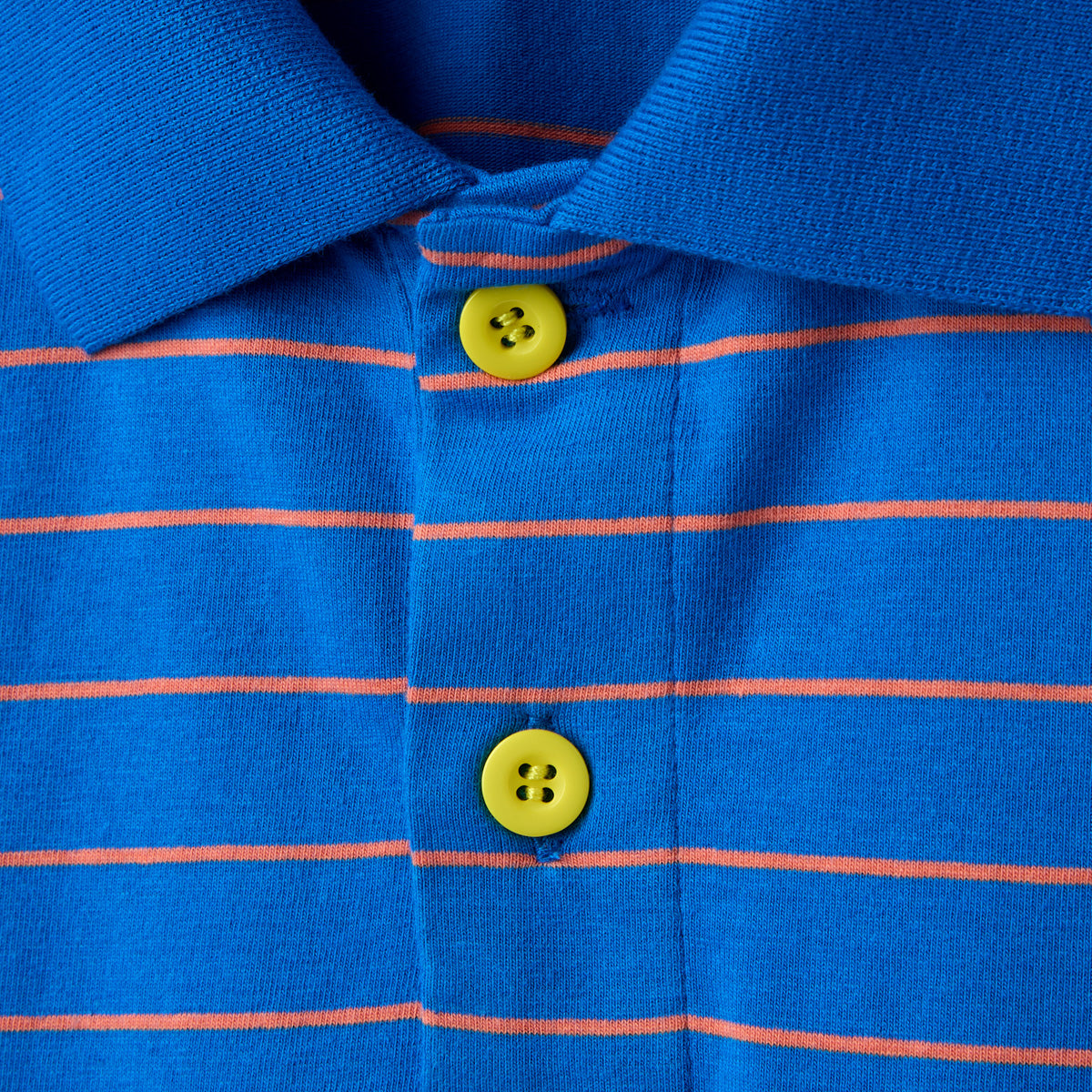 Blue Striped Polo