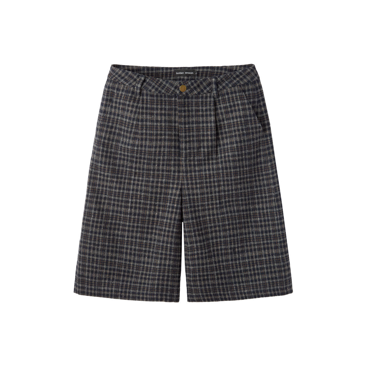 Oversized Plaid Shorts