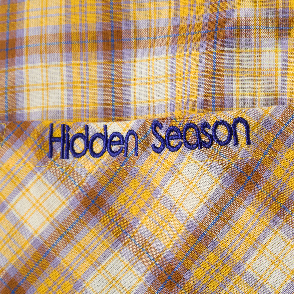 Yellow Plaid Button Up