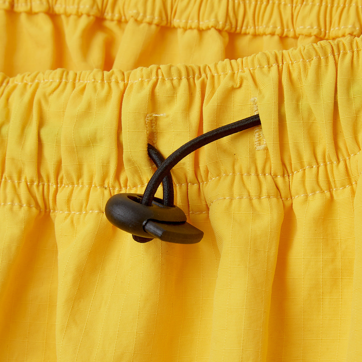 Yellow Baggy Nylon Pants