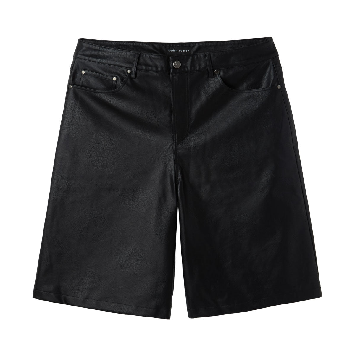 Black Leather shorts