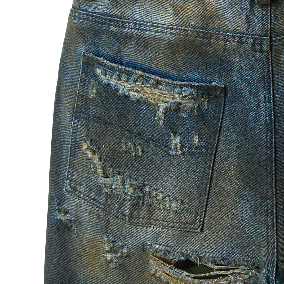 Thrashed Camo Denim