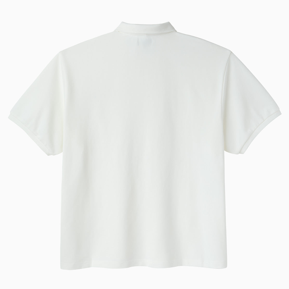 White Multi button Polo