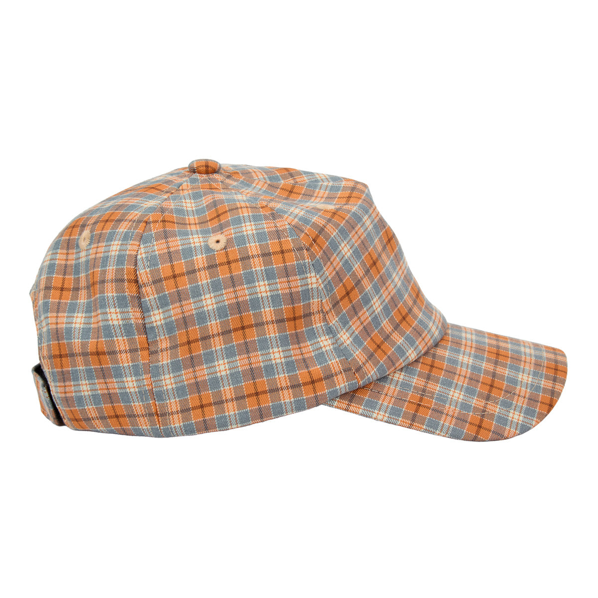 Orange Plaid Hat