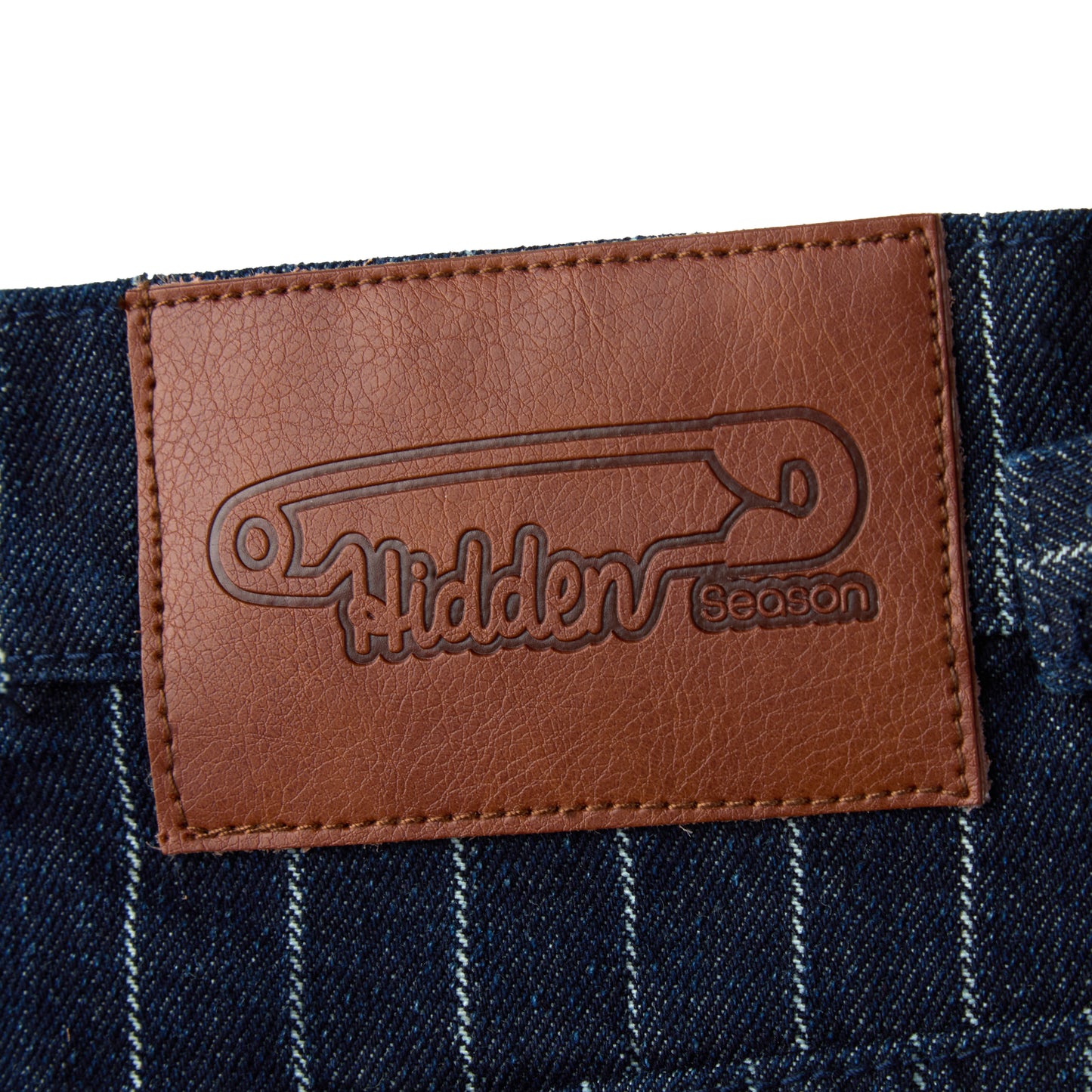 Pinstripe Denim Jorts