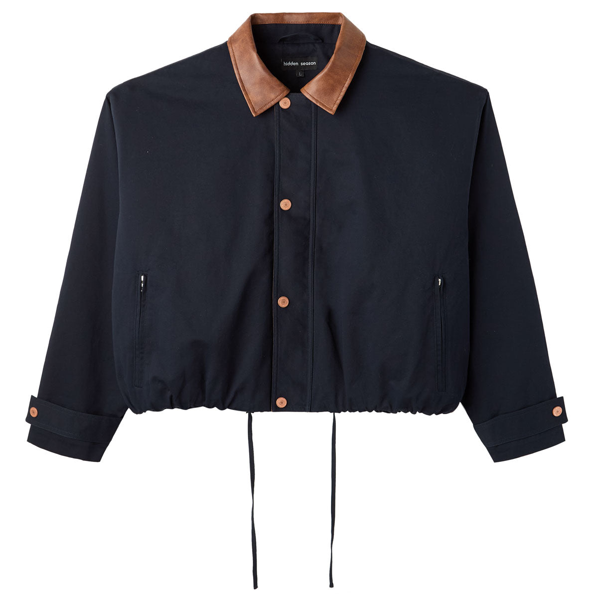 Twill Plaid Jacket Navy