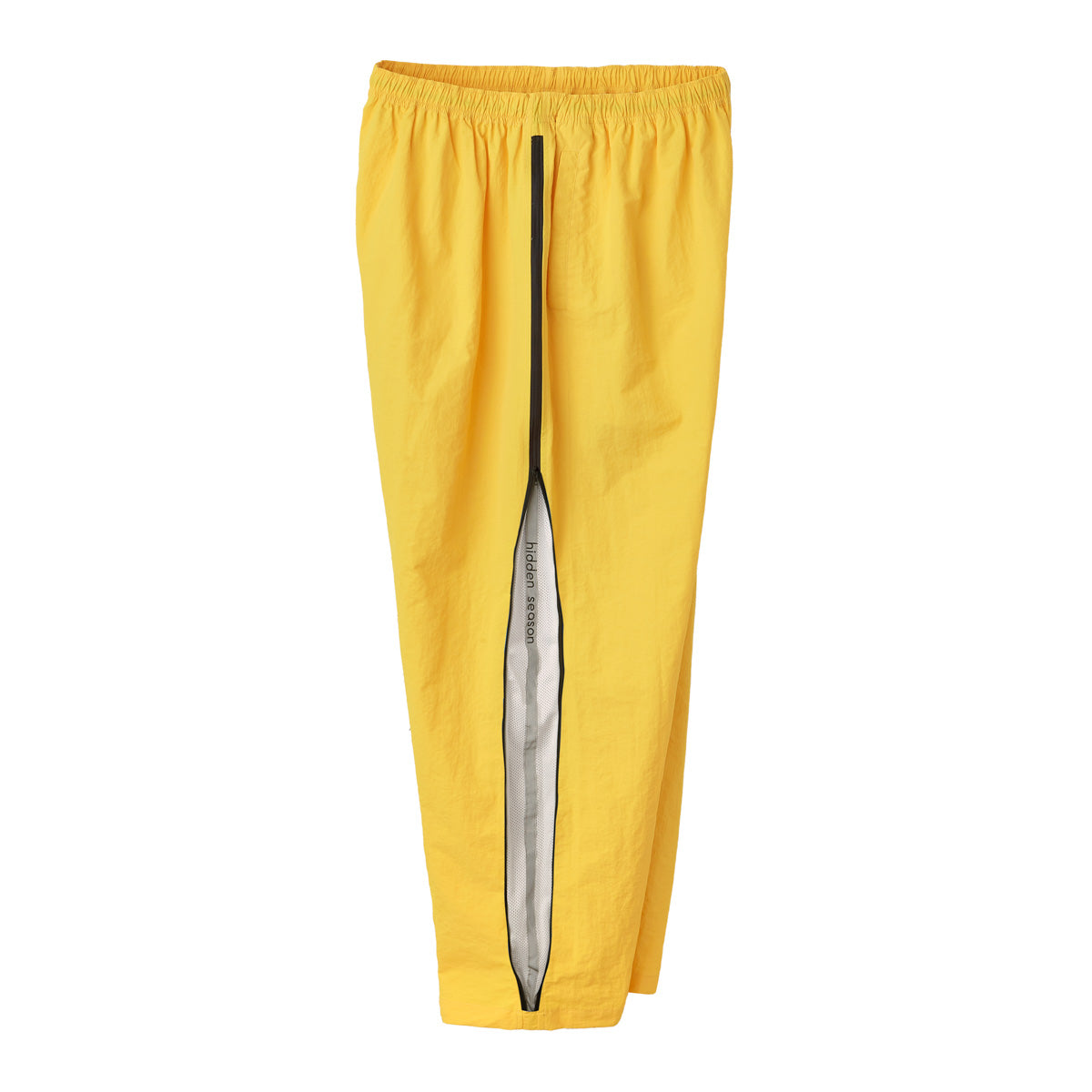 Yellow Baggy Nylon Pants