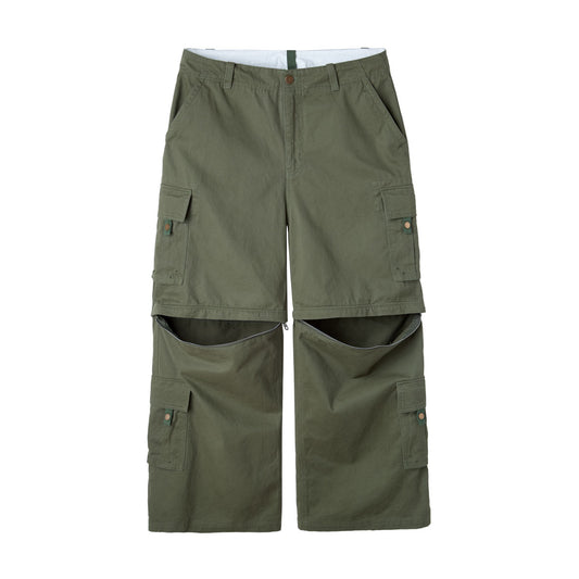 Olive Convertible Cargo Pants