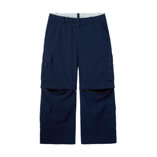 Navy Convertible Cargo Pants