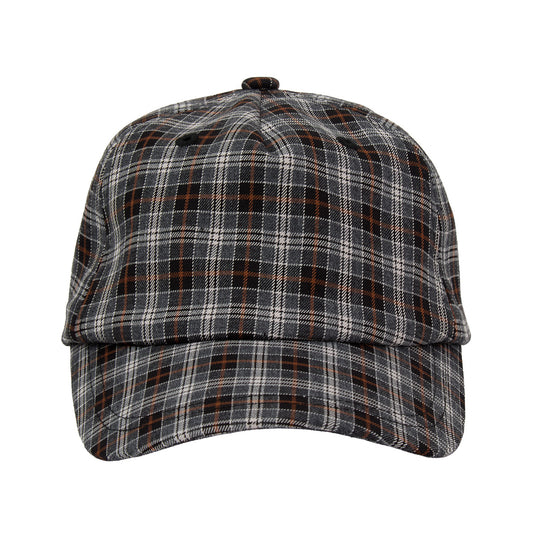 Black Plaid Hat