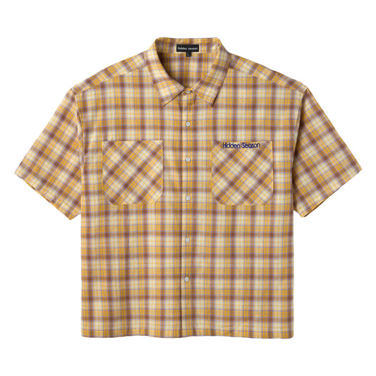Yellow Plaid Button Up