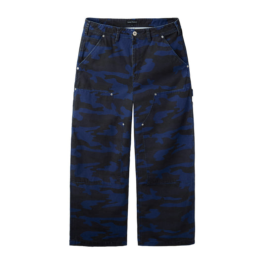 Blue Camo Double Knee Pants