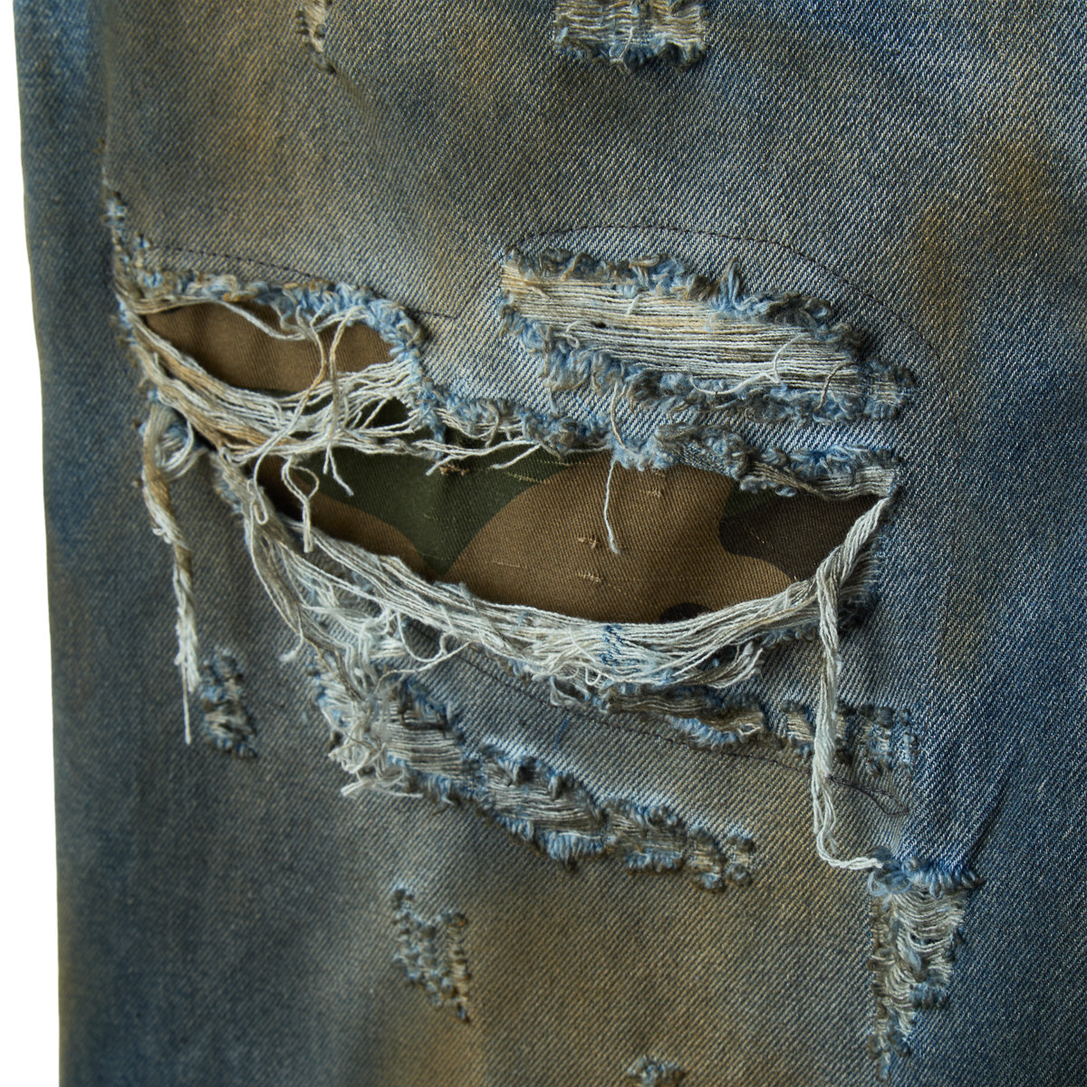 Thrashed Camo Denim