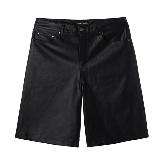 Black Leather shorts