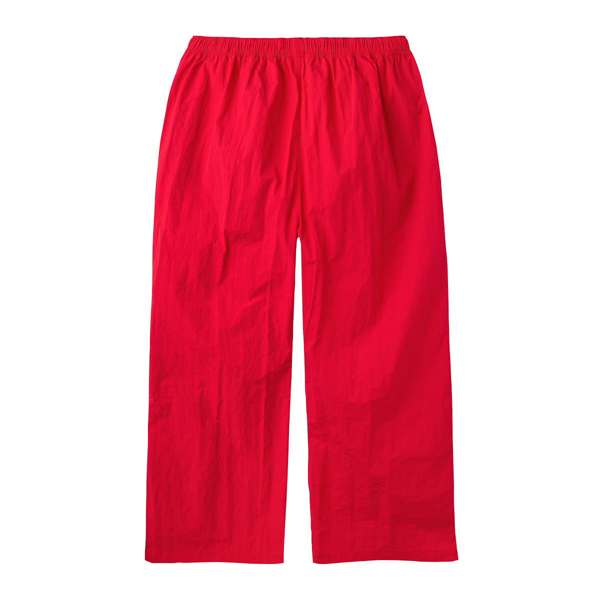 Red Baggy Nylon Pants