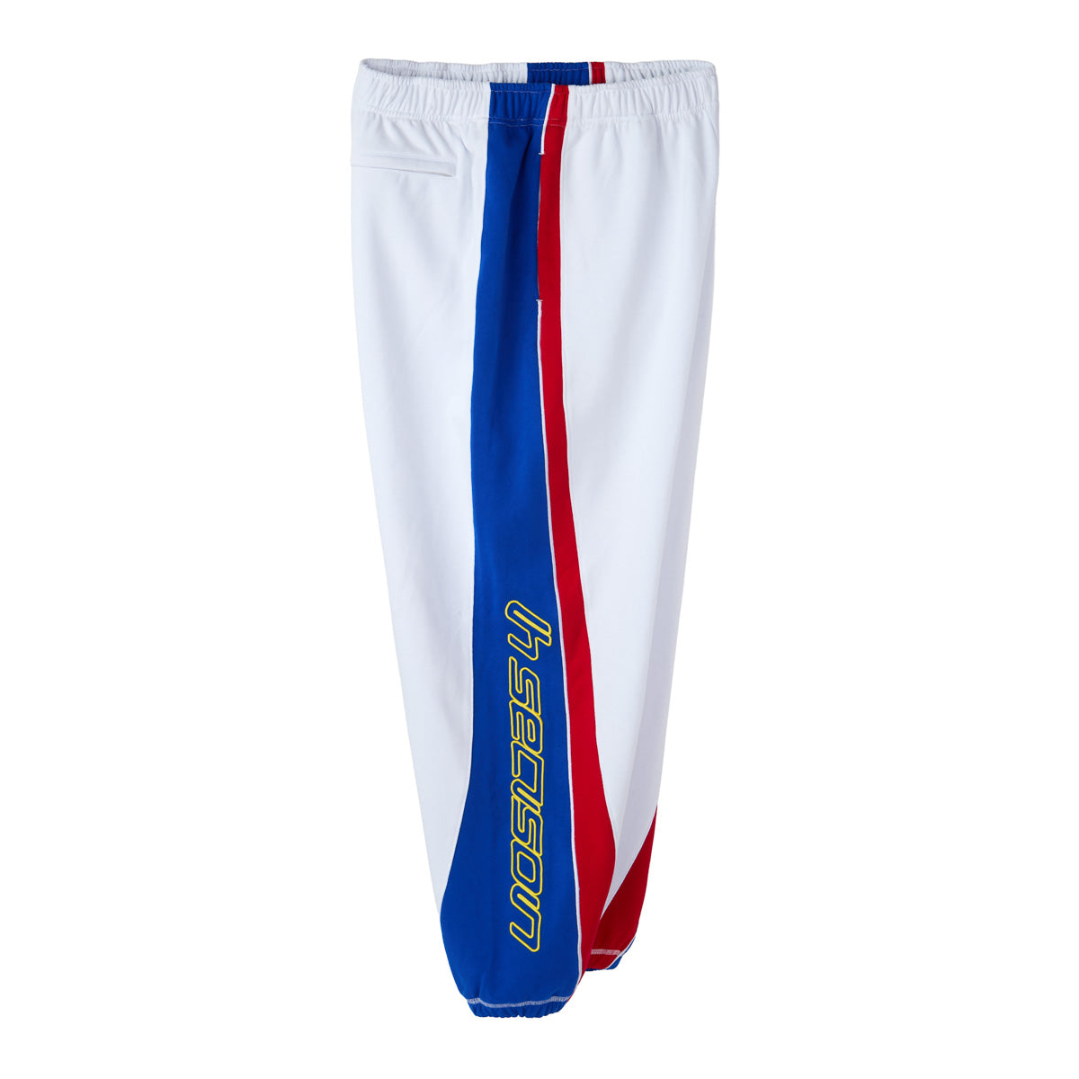White Athletic Scrunch Sweatpants