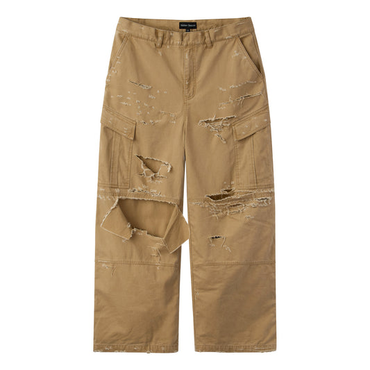 Destroyed Baggy Cargo Pants