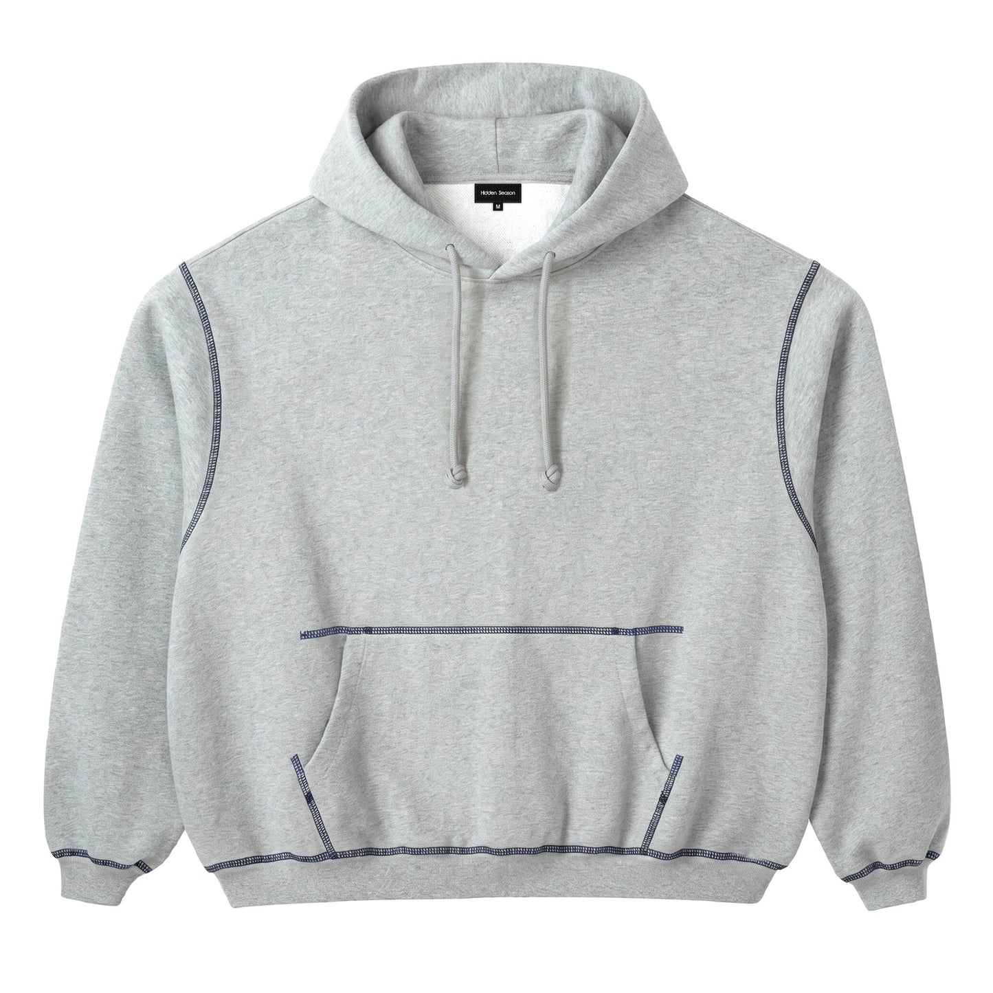 Grey Blank Hoodie