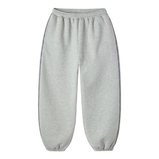 Grey Blank Scrunch Sweatpants